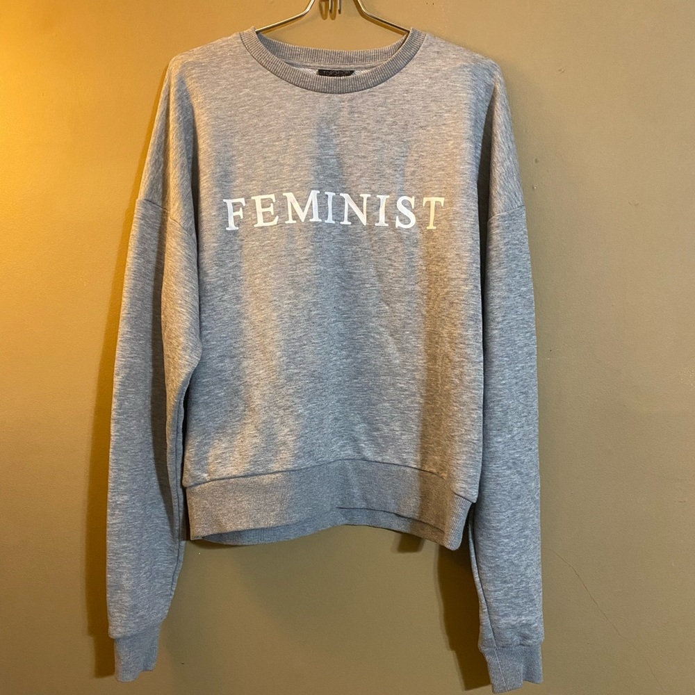 TopShop Oversized Feminist Sweatshirt